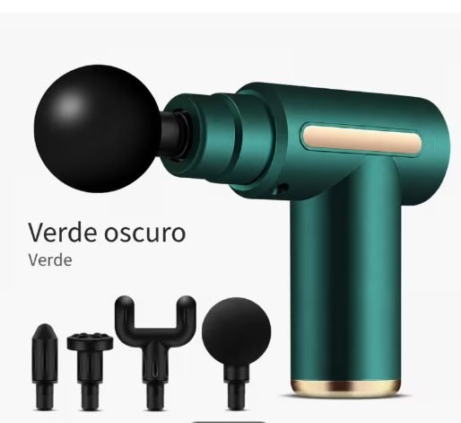 Pistola de masajes MASSIVO color verde oscuro